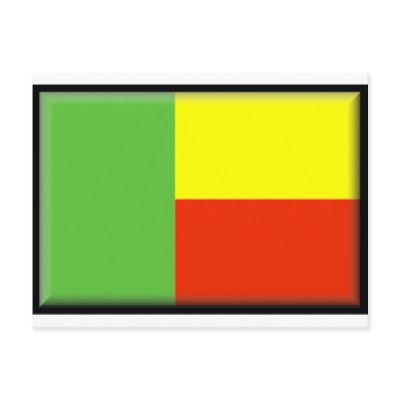 Benin Flag Postcard by jacinto888