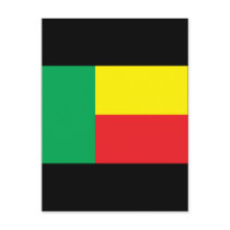 Benin Flag Post Cards