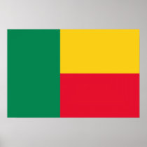 Benin Flag Print