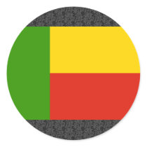Benin Flag Stickers