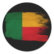 Benin Flag Stickers