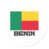 Benin Flag stickers