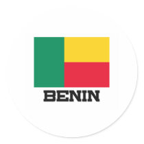Benin Flag stickers