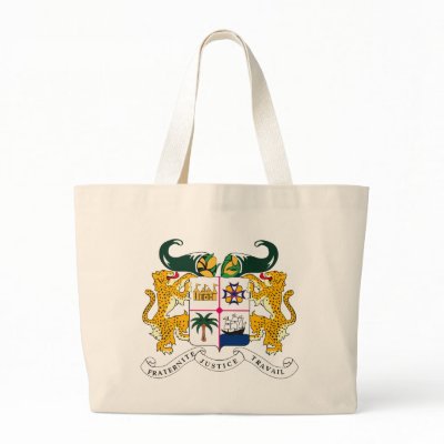 Benin Flag Tote Bag by FlagTshirts