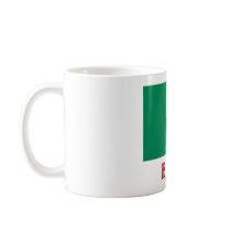 Benin Flag with Name in French mugs