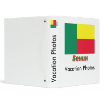 Benin Flag with name in Russian Binders