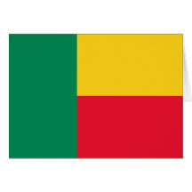 benin greeting card