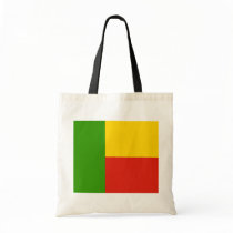 Benin High quality Flag Canvas Bags