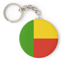 Benin High quality Flag Keychain