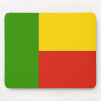Benin High quality Flag Mousepads