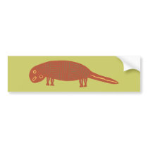 Benin lizard lizard bumper stickers