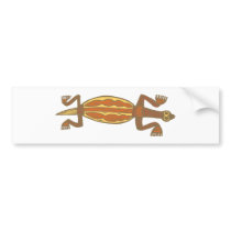 Benin lizard lizard bumper stickers