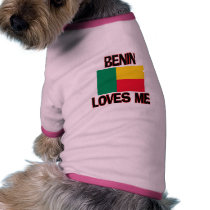 Benin Loves Me pet clothing by flagshirt Benin Loves Me pet clothing