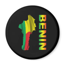 Benin Fridge Magnet