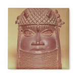 Benin mask fridge magnet
