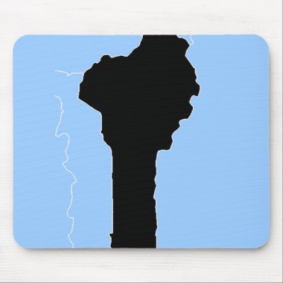 map of benin empire. BENIN MOUSE PAD by flagshirts
