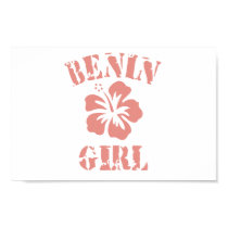 Benin Pink Girl posters