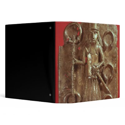 Benin plaque 3 ring binders by bridgemanart