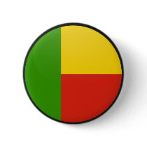 Benin quality Flag Circle Buttons