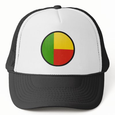 Benin quality Flag Circle Mesh Hat by representmycountry