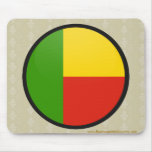 Benin quality Flag Circle Mouse Pads