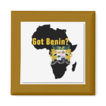 Benin Reublic Flag T-shirt And Etc Fridge Magnets