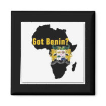 Benin Reublic Flag T-shirt And Etc Magnet