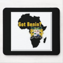 Benin Reublic Flag T-shirt And Etc Mousepad