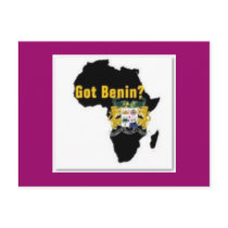 Benin Reublic Flag T-shirt And Etc Postcards