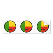 Benin Roundel quality Flag Bumper Sticker