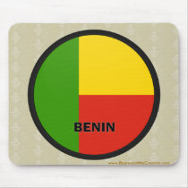 Benin Roundel quality Flag Mouse Pads