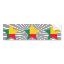 Benin Star Bumper Sticker