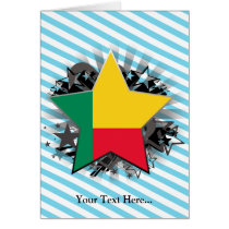 Benin Star Greeting Card
