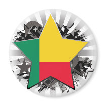 Benin Star Refrigerator Magnet