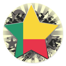 Benin Star Stickers