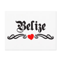 Benin Tattoo Style Postcard