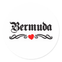Benin Tattoo Style Round Stickers