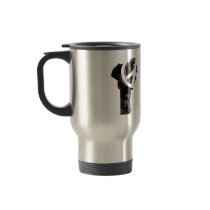 Benin Trendy Peace Sign with Beninese map Coffee Mug