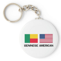 Beninese American Key Chain