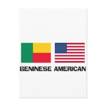 Beninese American Postcard