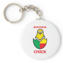 Beninese Chick Keychain
