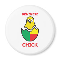 Beninese Chick Magnets