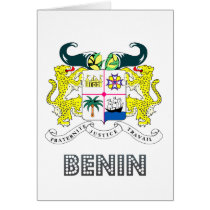 Beninese Emblem Greeting Cards