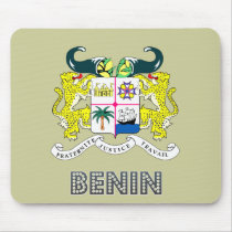 Beninese Emblem mousepads