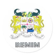 Beninese Emblem Sticker