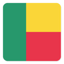 Beninese Flag Stickers