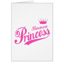 Beninese Princess Greeting Card