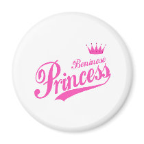 Beninese Princess Fridge Magnet