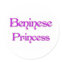 Beninese Princess Stickers