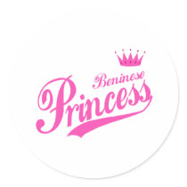 Beninese Princess Sticker